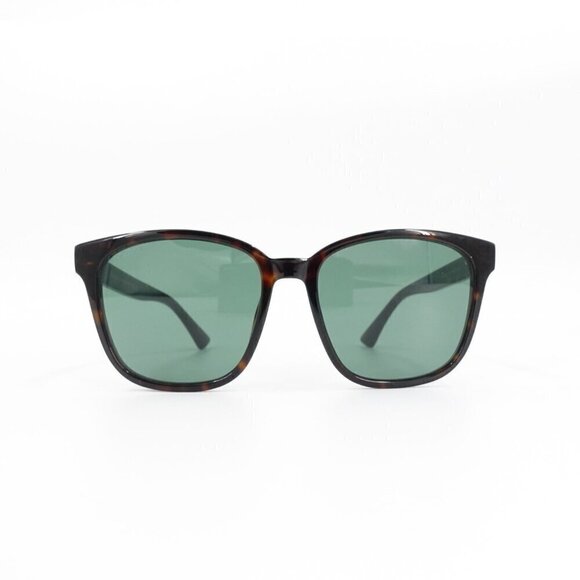 Gucci GG0637 Square Sunglasses Dark Havana Green OS - Picture 12 of 15